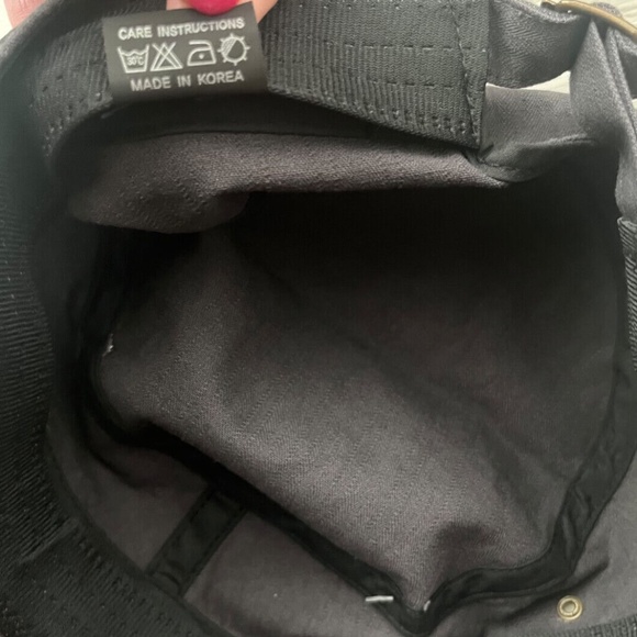 Women's Ililily Gray Distressed Embellished Military Army Hat Cadet Cap - Picture 13 of 14